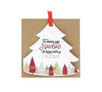 Tarjeta de felicitación - Te deseo una Navidad de buen rollo y felicidad