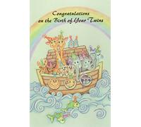 Tarjeta de felicitaciones por el nacimiento de tus gemelos - So Glad to Hear the News Porque, por supuesto, It's Twice as Nice When Babies Come in Twos! Que tengas el doble de alegría a través de cada año futuro