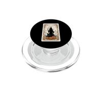 Tarjeta de Halloween The Witching Hour Mystical Witch Moon PopSockets PopGrip para MagSafe