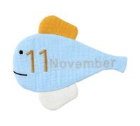 Tarjeta De Hitos Del Mes De Algodón Para Bebé De Dibujos Animados Accesorios Encantadores Para Fotografía De Recién Nacidos Regalo Para Registro De Crecimiento Infantil Del Primer Año