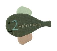 Tarjeta De Hitos Del Mes De Algodón Para Bebé De Dibujos Animados Accesorios Encantadores Para Fotografía De Recién Nacidos Regalo Para Registro De Crecimiento Infantil Del Primer Año