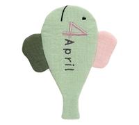 Tarjeta De Hitos Del Mes De Algodón Para Bebé De Dibujos Animados Accesorios Encantadores Para Fotografía De Recién Nacidos Regalo Para Registro De Crecimiento Infantil Del Primer Año