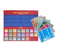 Tarjeta de inscripción: bolsillo para la gestión de asistencia, registros médicos vor, para el check-in por la mañana, para aulas y oficinas | Escuelas, jardines de infancia, salas de formación