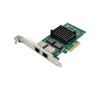 Tarjeta de interfaz de red PCI-E X4 RJ45 de doble puerto Gigabit Ethernet 10/100/1000 Mbps para i350-T2 NIC Intel I350AM2 Pcie Server