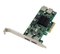 Tarjeta de interfaz InLine 76619M PCIe x4 USB 3.2 Gen 1 Low Profile