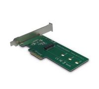 Tarjeta de Interfaz Inter-Tech KT016 PCIe a M.2 32 Gbit/s Verde/Plata