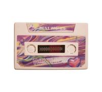 Tarjeta de invitación parlante, chip eficiente para ocasiones especiales, aniversario, fiesta, cinta de regalo