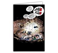 Tarjeta de jubilación Gaston Lagaffe