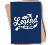 Tarjeta de Jubilación para Hombre, Mujer - Regalo para Hombre, Mujer - Tarjeta de Jubilación para él, ella - Regalo gracioso de despedida de compañero - The Legend Has Retired - NUM 92