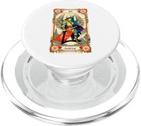 Tarjeta de justicia - Arte inspirado en el tarot PopSockets PopGrip para MagSafe
