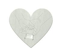 Tarjeta de madera para nacimiento de bebé, soporte para pulsera de hospital con detalle de grabado para regalos de hitos de crecimiento de recién nacidos