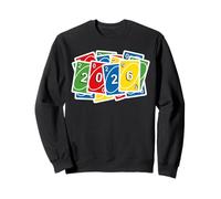 Tarjeta de matemáticas colorida de cumpleaños 2026 para jugadores retro Sudadera