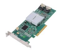 Tarjeta de Matriz Masyrt H310 IT Mode SAS Compatible con Raid 0 1 5 10, PCI Ex8 4Gb/S Dual SFF8087, Controlador de Almacenamiento de 8 Puertos para Mayor Seguridad de Datos