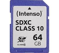 Tarjeta de Memoria 64GB SDHC Clase 10 - INTENSO