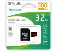 Apacer microSDHC 32GB Clase 10 UHS-I Adaptador SD 100MB/s
