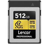 Lexar 512GB Profesional GOLD CFexpress 4.0 Tipo B Tarjeta De Memoria