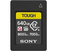 Tarjeta de memoria CFexpress Tipo-A TOUGH de 640 GB de Sony (CEAG640.SYM)