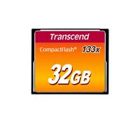 Tarjeta de memoria CompactFlash Transcend de 32 GB y 133x (TS32GCF133)