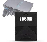 Tarjeta de memoria de 256 MB, tarjeta de memoria de juegos de alta velocidad de 256 MB compatible con Playstation 2 PS2, color negro (256M)