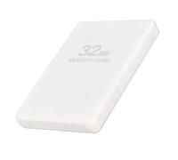 Tarjeta de Memoria de Alta Velocidad de 32 MB, FMCB1.966 Tarjeta de Memoria Portátil para PS2 Tarjeta de Memoria Externa Plug In And Play Tarjeta de Datos de Consola de Juegos Eficiente(blanco)