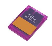 Tarjeta de Memoria de Consola V1.966, Mejora la Experiencia de Juego con Herramientas y Emuladores, Amplia Compatibilidad (con Estuche Transparente) (Violeta)