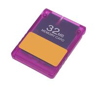 Tarjeta de Memoria de Consola V1.966, Mejora la Experiencia de Juego con Herramientas y Emuladores, Amplia Compatibilidad (con Estuche Transparente) (Violeta)