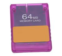 Tarjeta de Memoria de Consola V1.966, Mejora la Experiencia de Juego con Herramientas y Emuladores, Amplia Compatibilidad (con Estuche Transparente) (Violeta)