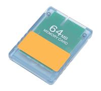 Tarjeta de Memoria de Consola V1.966, Mejora la Experiencia de Juego con Herramientas y Emuladores, Amplia Compatibilidad (con Estuche Transparente) (Azul Transparente)