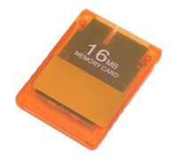 Tarjeta de Memoria de Consola V1.966, Mejora la Experiencia de Juego con Herramientas y Emuladores, Amplia Compatibilidad (con Estuche Transparente) (Naranja Transparente)