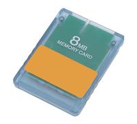 Tarjeta de Memoria de Consola V1.966, Mejora la Experiencia de Juego con Herramientas y Emuladores, Amplia Compatibilidad (con Estuche Transparente) (Azul Transparente)