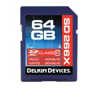 Tarjeta de memoria Delkin 64GB SDXC 266X UHS-I (U1) (DDSD26664GB-A)