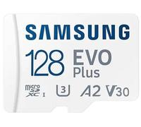 Tarjeta de Memoria EVO Plus 128GB MicroSDXC UHS-I (Clase 10) + Adaptador SD - SAMSUNG