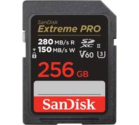 Tarjeta de Memoria Extreme Pro 256GB SDXC UHS-II Clase 10 - SANDISK