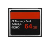 Tarjeta de memoria flash compacta extrema de 64 GB, velocidad UDMA de hasta 60 MB/s, tarjeta CF