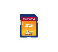 Tarjeta de memoria flash SD Transcend de 2 GB (TS2GSDC)