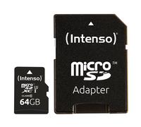 Tarjeta de memoria Intenso 64GB MicroSDXC Profesional [in daptador SD]