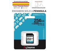 Tarjeta de Memoria Kingston CANVAS Canvas Go Plus 256GB SD XC/ Clase 10/ 200MBs