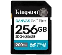 Kingston Technology - Canvas Go! Plus 256GB SDXC Canvas Go Plus Gen4 200MB/s C10 UHS-I U3 V30