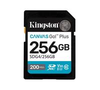 Tarjeta de Memoria Kingston Canvas Go Plus SDXC 256GB Clase 10 200MB/s