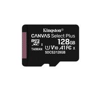 Tarjeta de memoria kingston canvas select plus 128gb microsd xc clase 10 100mbs