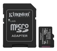 Tarjeta de Memoria Kingston CANVAS Select Plus 128GB microSD XC con Adaptador/ Clase 10/ 150MBs