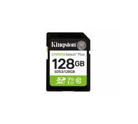Kingston Tarjeta de Memoria SD Canvas Select Plus 128GB SDXC Gen3 150MB/s C10 UHS-I U1 V10-SDS3/128GB