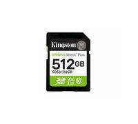 Tarjeta de Memoria Kingston CANVAS Select Plus 512GB SD XC/ Clase 10/ 150MBs