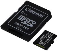Tarjeta de memoria microSD Kingston Canvas Select Plus C10 de 512 GB