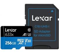 Tarjeta de Memoria Lexar High-Performance microSDHC/microSDXC 633x UHS-I 256Gb