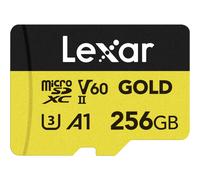 Tarjeta de memoria - LEXAR - Micro SD 256Go V60 - Clase 10 - Velocidad de lectura V60 - Dispositivos compatibles