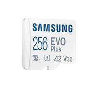 Tarjeta de Memoria Micro SD con Adaptador Samsung EVO Plus 2023 256 GB