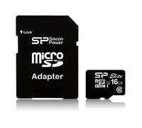 Tarjeta de Memoria Micro SD con Adaptador Silicon Power SP016GBSTHBU1V10SP 16 GB
