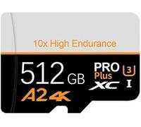 Tarjeta de Memoria Micro SD Gran Capacidad y Alta Velocidad - Almacenamiento Externo Portátil Compatible con Smartphones, Cámaras, Drones y Dash CAM - No Switch (512, GB)