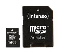 Tarjeta Micro Sd Intenso 16Gb Uhs-I Cl10 + Adaptador Sd
